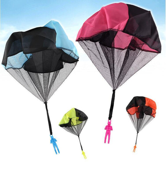 Hand Throwing Mini Soldier Camouflag Parachute Funny Toy Kid Outdoor Game Educational Fly Parachute Sport For Parent Child Toys