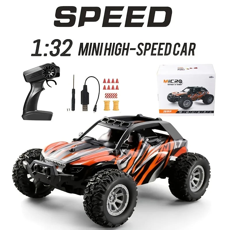 1:32 RC Car โ High-Speed 20 Km/h All-Terrain Remote Control Toy