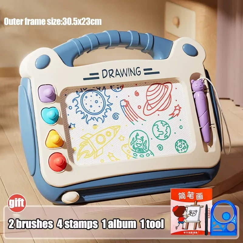 Baby Magnetic Drawing Board | Educational Doodle Sketch Pad for Kids