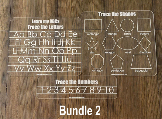 Name Tracing Board | Dry Erase Learning Board | Reusable Personalized Washable Board | Preschool Learning | Education Supplies