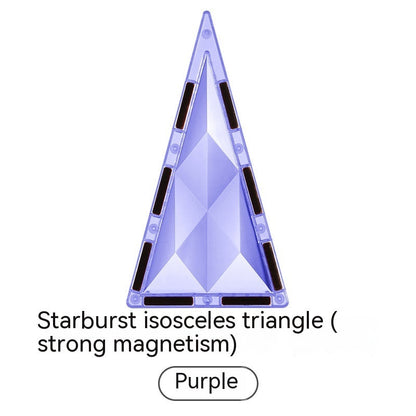 Color Window Asterism Magnetic Building Blocks Assembly
