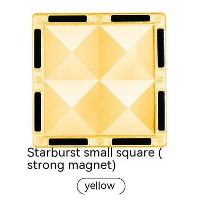 Color Window Asterism Magnetic Building Blocks Assembly