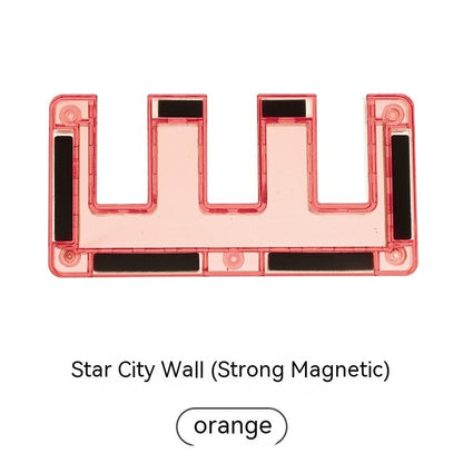 Color Window Asterism Magnetic Building Blocks Assembly