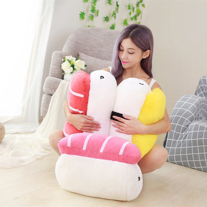 Sushi Rice Shape Stuffed Throw Pillow Cushion Toy
