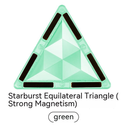 Color Window Asterism Magnetic Building Blocks Assembly