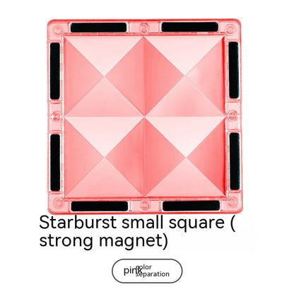 Color Window Asterism Magnetic Building Blocks Assembly