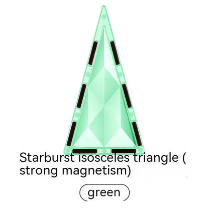 Color Window Asterism Magnetic Building Blocks Assembly