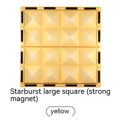 Color Window Asterism Magnetic Building Blocks Assembly