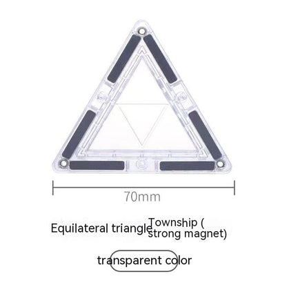 Color Window Asterism Magnetic Building Blocks Assembly