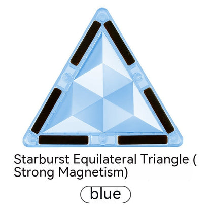 Color Window Asterism Magnetic Building Blocks Assembly