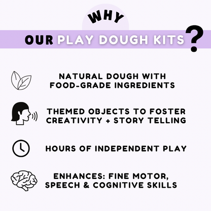 Firetruck Playdough Sensory Toy Kit