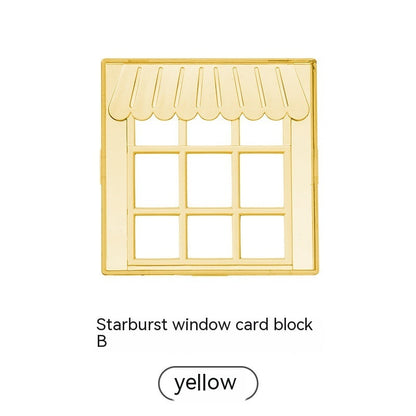 Color Window Asterism Magnetic Building Blocks Assembly