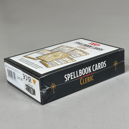 DUNGEONS & DRAGONS Spell Book Cards Cleric 153 Durable Laminated Cards C56660000