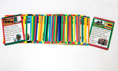 Educational Africa Fact Cards For Kids