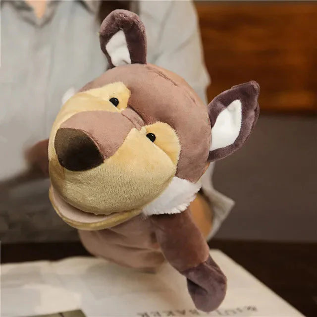 Stuffed Plush Animal Finger Story Puppet Toys