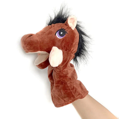 Stuffed Plush Animal Finger Story Puppet Toys