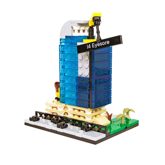 I-4 Eyesore Orlando "Majesty Building" Custom Building Kit - Made Using LEGO® Parts