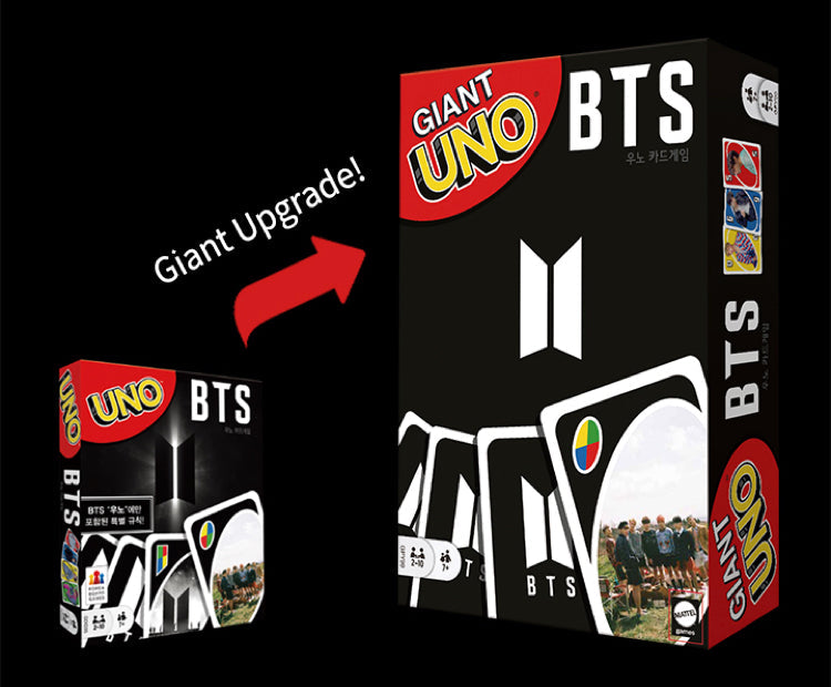 Official BTS Giant Uno Card Pack
