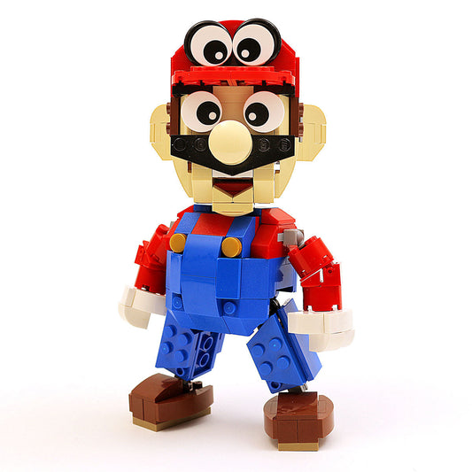 Red Power Plumber MOC made using LEGO parts