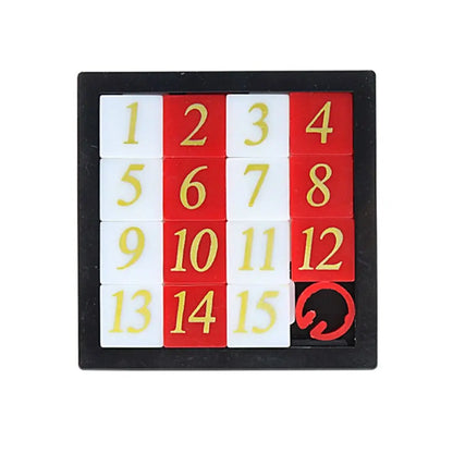 Early Educational Math Toy | 1-15 Number Sliding Puzzle for Kids