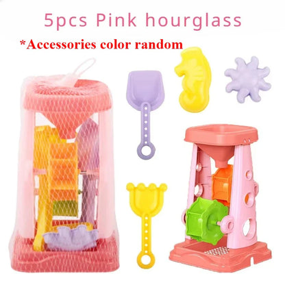 Baby Beach Sand Toys Set with Car, Shovel & Sprinkler Tools