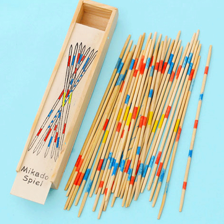 Wooden Pick-Up Sticks Game | Classic Educational Multiplayer Toy