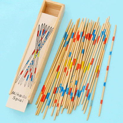 Wooden Pick-Up Sticks Game | Classic Educational Multiplayer Toy