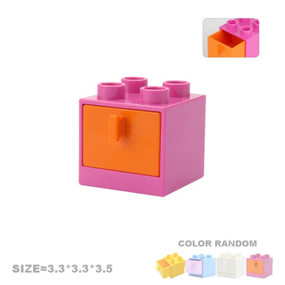 Play House Building Blocks Set | Compatible Furniture Accessories for Kids