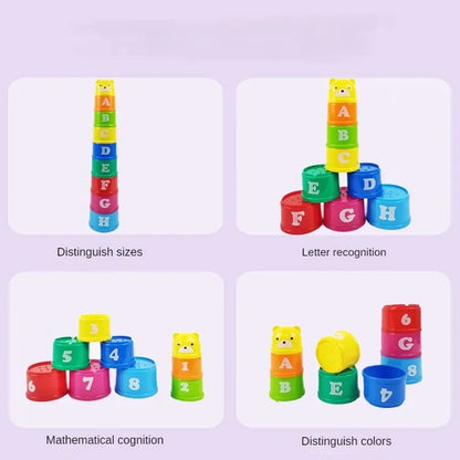 Kids Speed Stacking Cups Game – Brain Response & Puzzle Training Toy