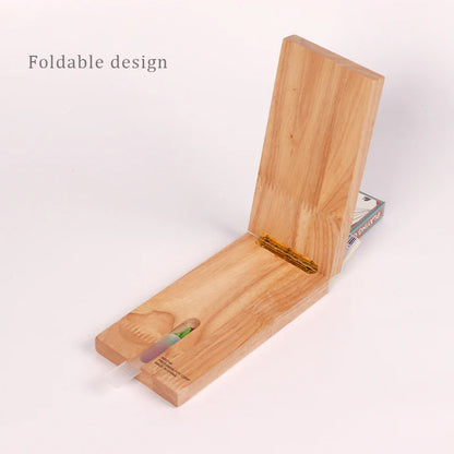 Wooden 3-Track Cribbage Board Game with 9 Pegs — Portable Classic Family Travel Card Game