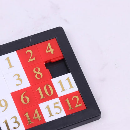 Early Educational Math Toy | 1-15 Number Sliding Puzzle for Kids