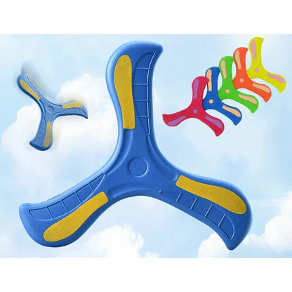 Soft Three-Leaf Boomerang Toy for Kids & Adults – Safe Outdoor Flying Game