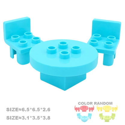 Play House Building Blocks Set | Compatible Furniture Accessories for Kids