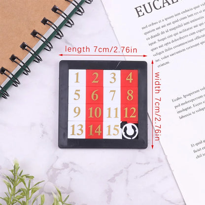 Early Educational Math Toy | 1-15 Number Sliding Puzzle for Kids