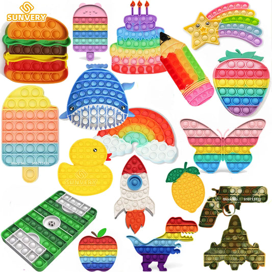 Animal Pop Bubble Fidget Toy | Push Sensory Stress Relief Game