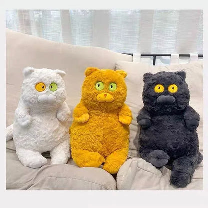 Kawaii Fat Cat Plush Toy – Soft Stuffed Animal Pillow