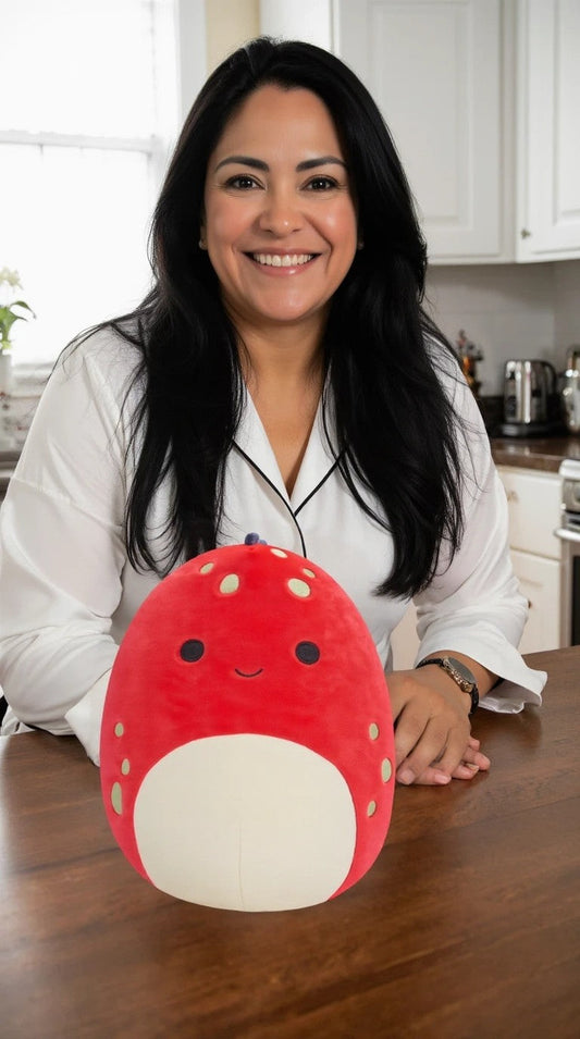 Squishmallows Dolan Red Dino with Spots 11 Plush Stuffed Animal Toy