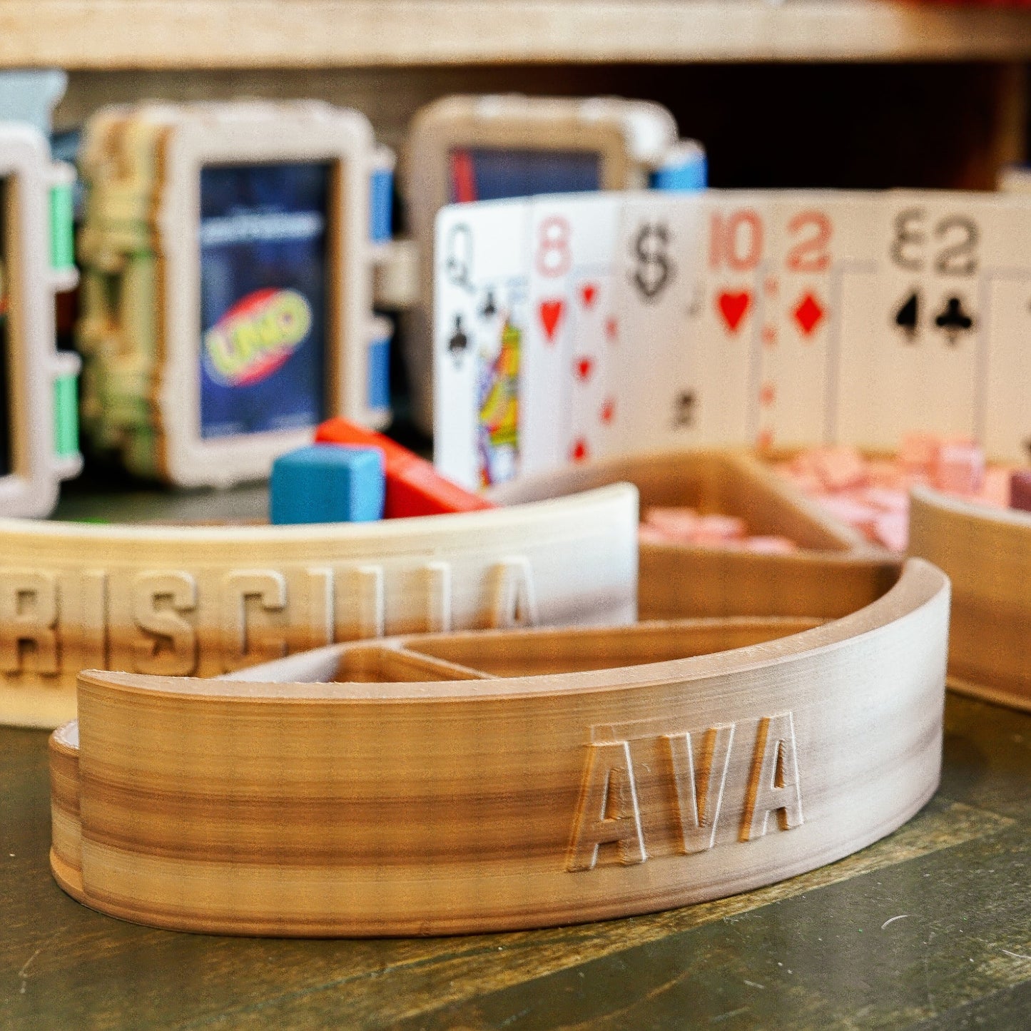 Board Game Piece Tray & Card Holder