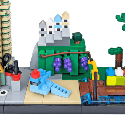 California Skyline Architecture Building Kit - Custom Building Set - Made Using LEGO® Parts