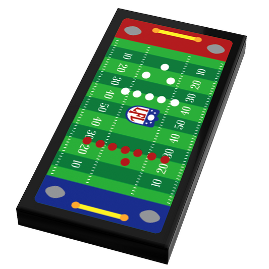 Electric Football Custom Printed 2x4 Tile made using LEGO part - B3 Customs