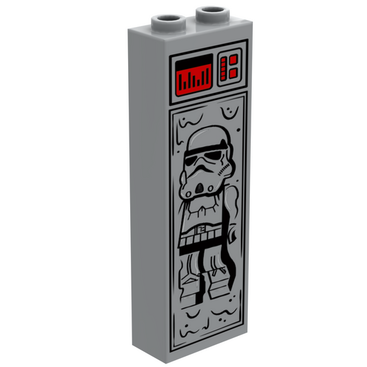 Stormtrooper in Carbonite (1x2x5 Brick)
