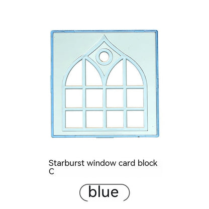 Color Window Asterism Magnetic Building Blocks Assembly