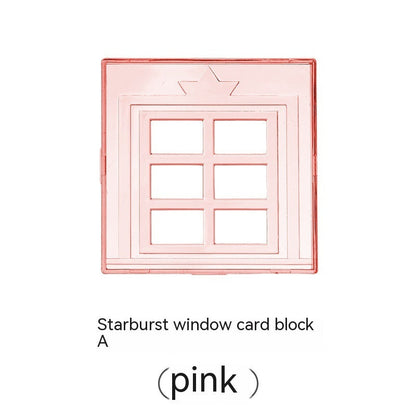 Color Window Asterism Magnetic Building Blocks Assembly