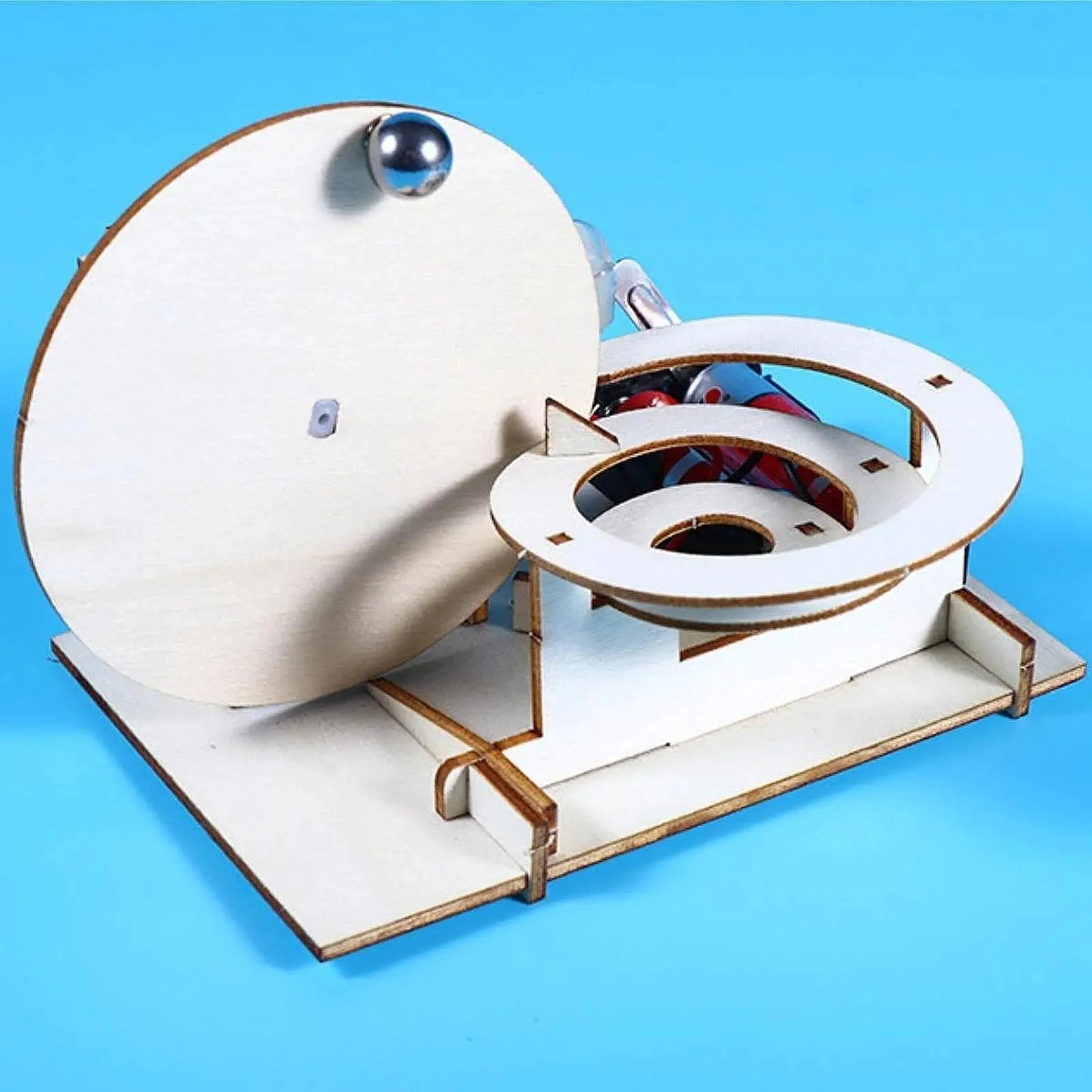 DIY Magnetic Rolling Bead Experiment Kit | Wooden STEM Physics Toy for Kids