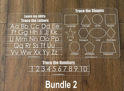 Name Tracing Board | Dry Erase Learning Board | Reusable Personalized Washable Board | Preschool Learning | Education Supplies