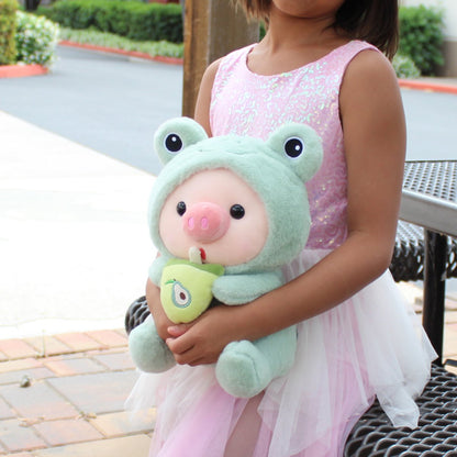 Pig Boba Plush Toy Cute Bubble Tea Stuffed Animal for Kids