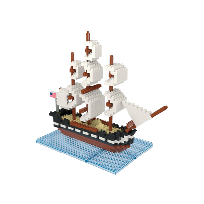 USS Constitution Mini Building Blocks