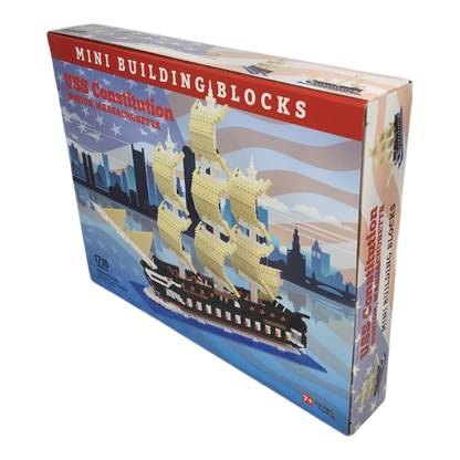Mini Building Blocks - USS Constitution Boston MA