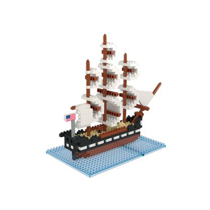 USS Constitution Mini Building Blocks